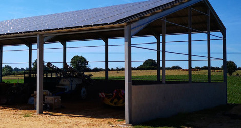 Prix d'un bâtiment agricole photovoltaïque