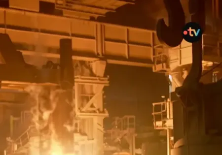 Fabrication de l'acier à l’usine Ascoval, Valenciennes