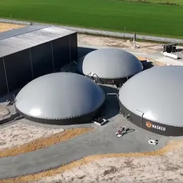 Livraison de bâtiments de méthanisation à Durtal