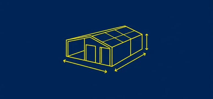 Surface bâtiment métallique : 